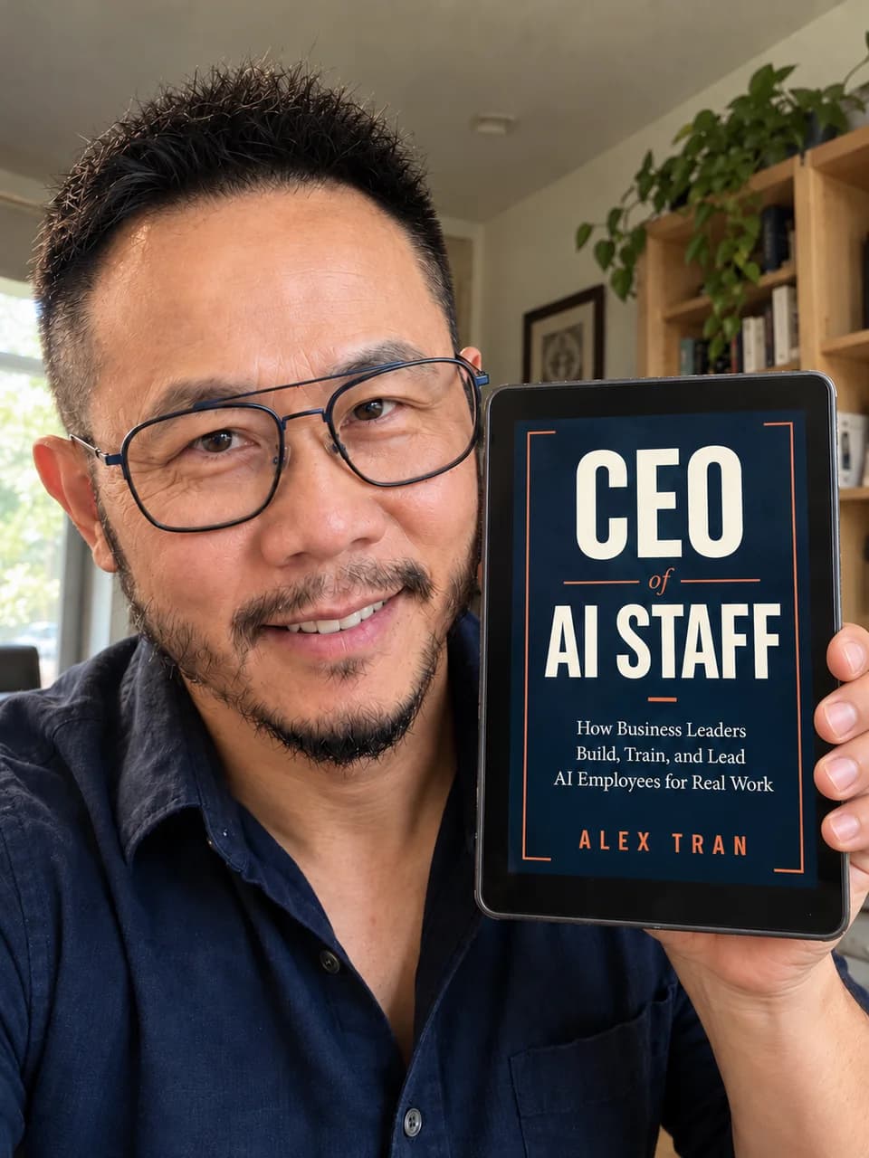 Alex Tran holding CEO of AI Staff